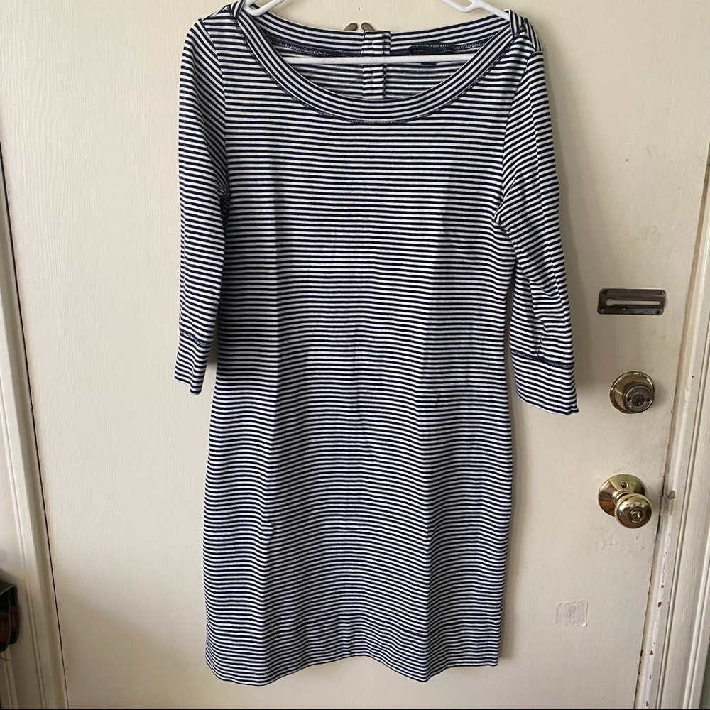 Banana Republic striped knit dress